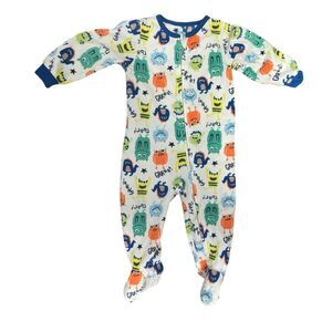 Absorba kids zipper fleece pajama 18 months